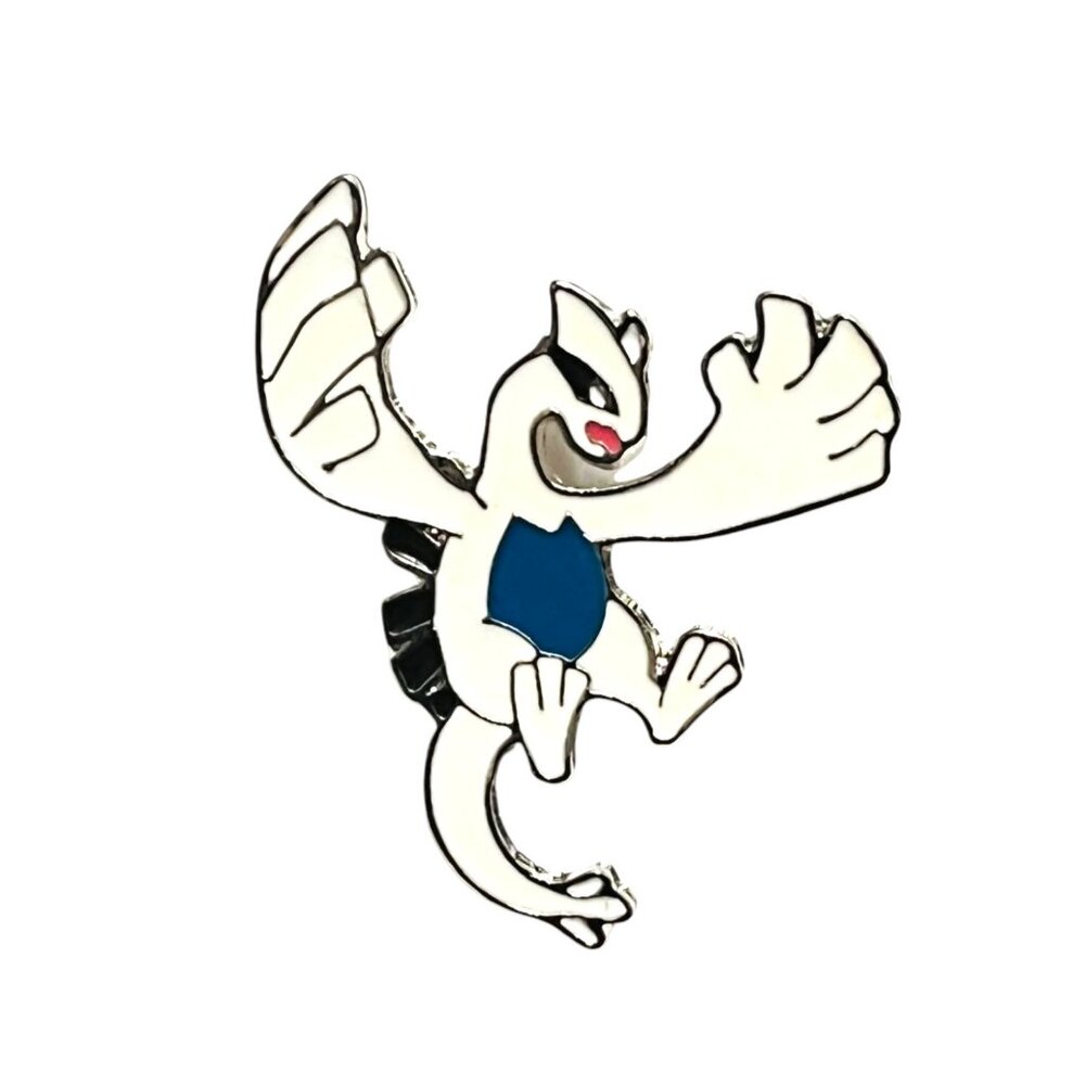Pokemon Inspired Lugia Fan Made Enamel Pin Lapel Pin